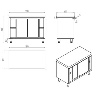 Sliding Door Cabinet