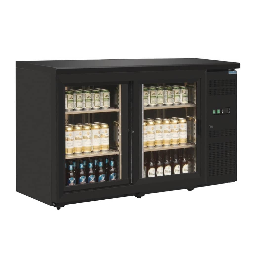 Polar U-Series Back Bar Counter - 2 Door