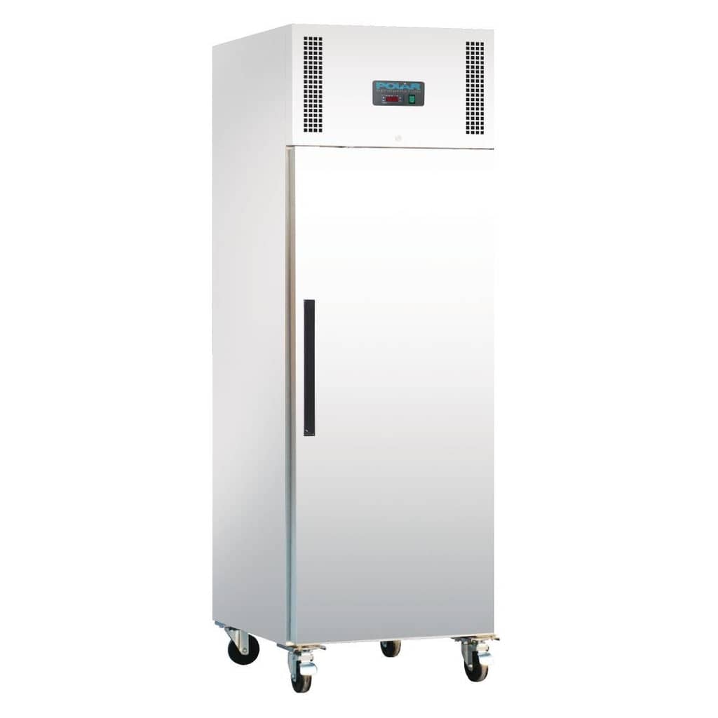 Polar Gastro Refrigerated Single Door Upright White Exterior - 600Ltr 21cuft