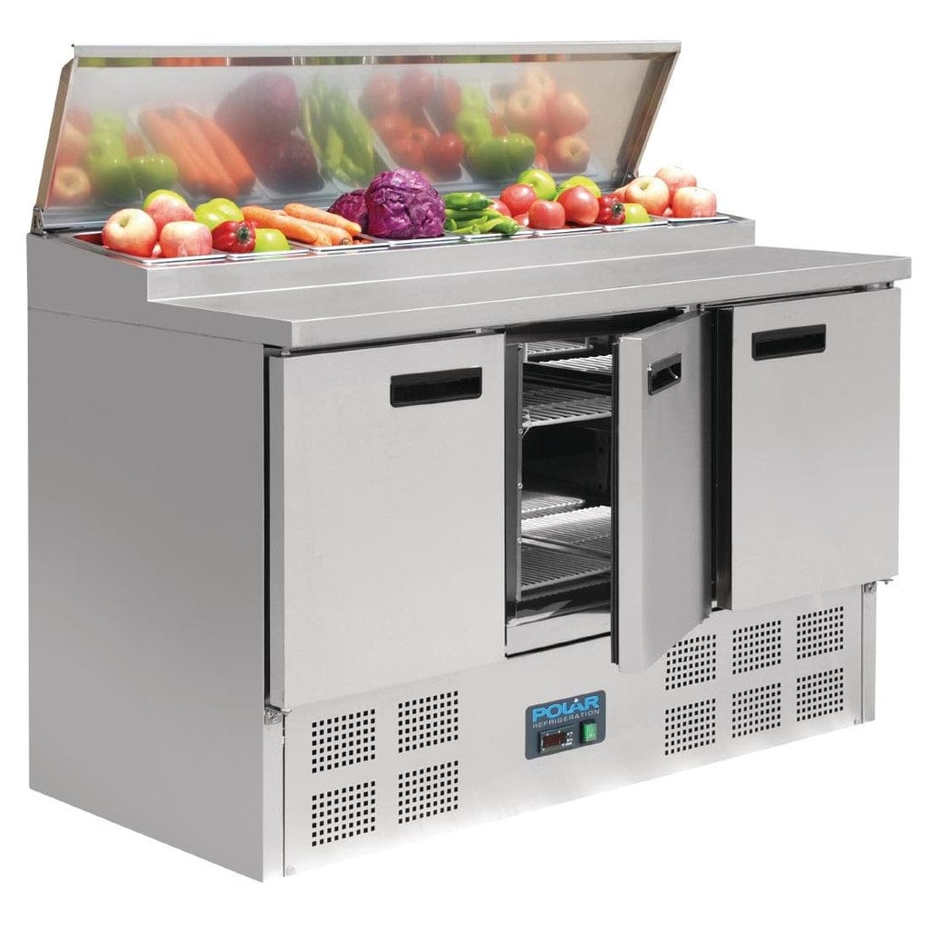 Polar G-Series Pizza Prep Counter Fridge 390Ltr - Image 3