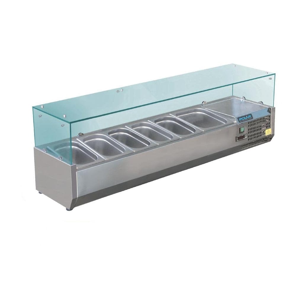 Polar G-Series Countertop Prep Fridge 5x GN 1/3 & 1x GN 1/2 - Image 3