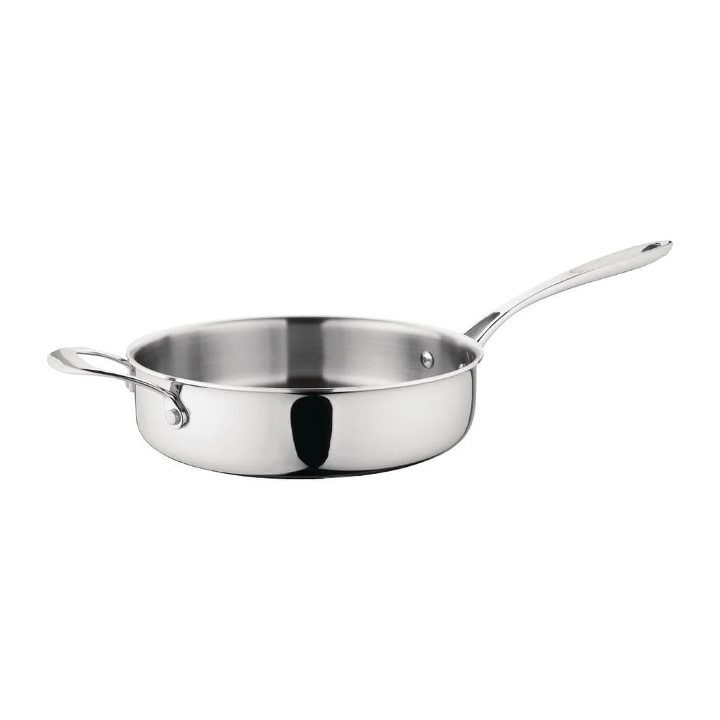 Vogue Tri Wall Saute Pan - 240mm 2.5Ltr