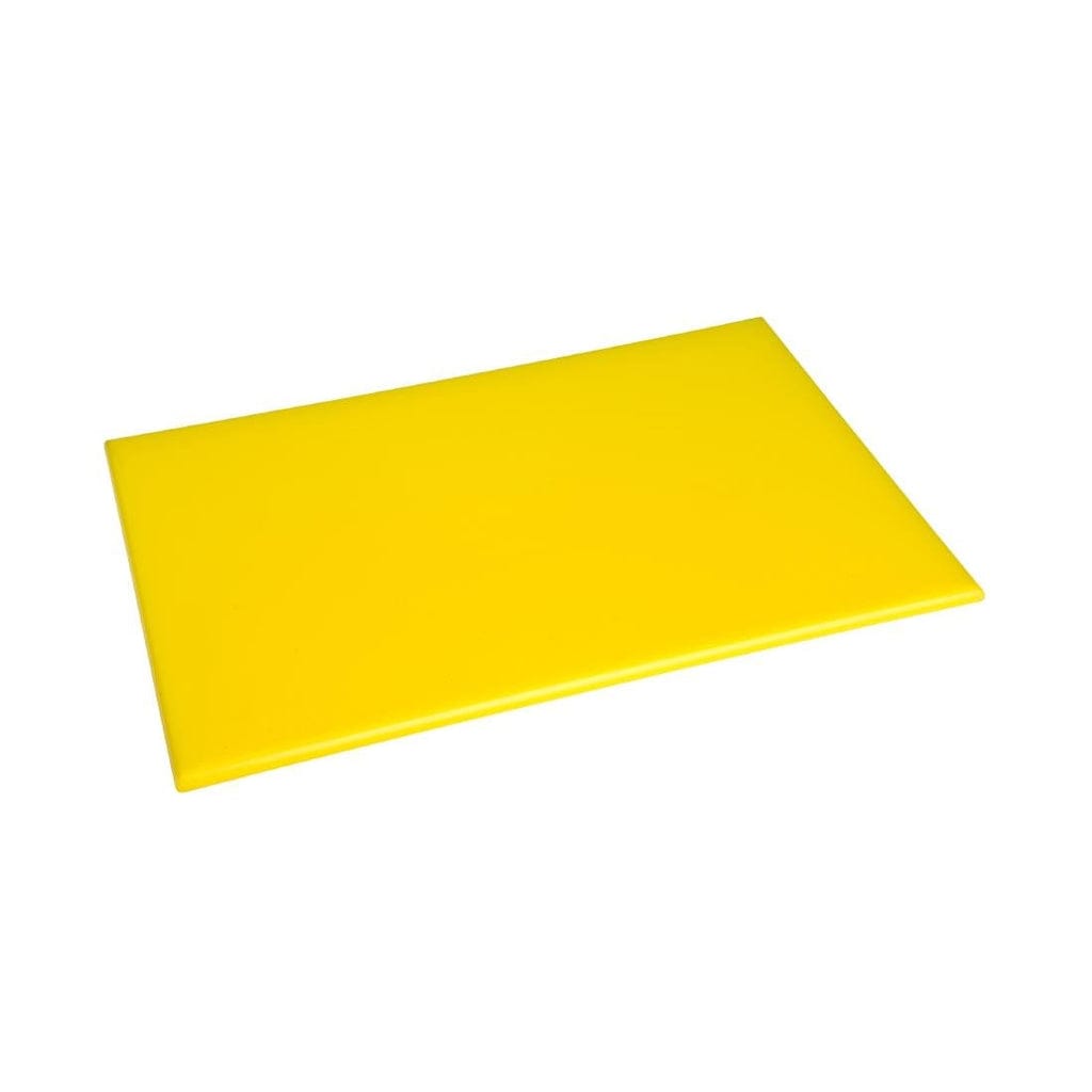 Hygiplas Antibacterial High Density Chopping Board Yellow - 455x305x12mm - Image 3