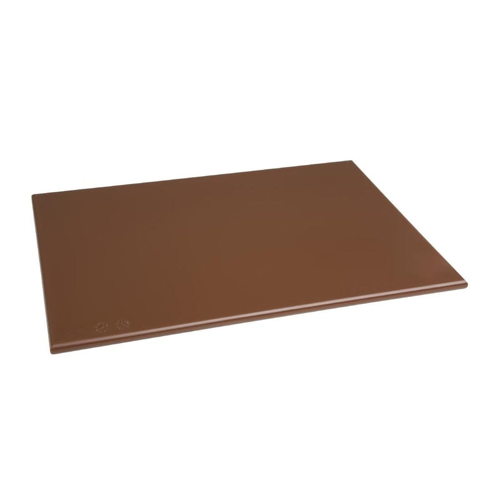 Hygiplas Antibacterial High Density Chopping Board Brown - 455x305x12mm - Image 3