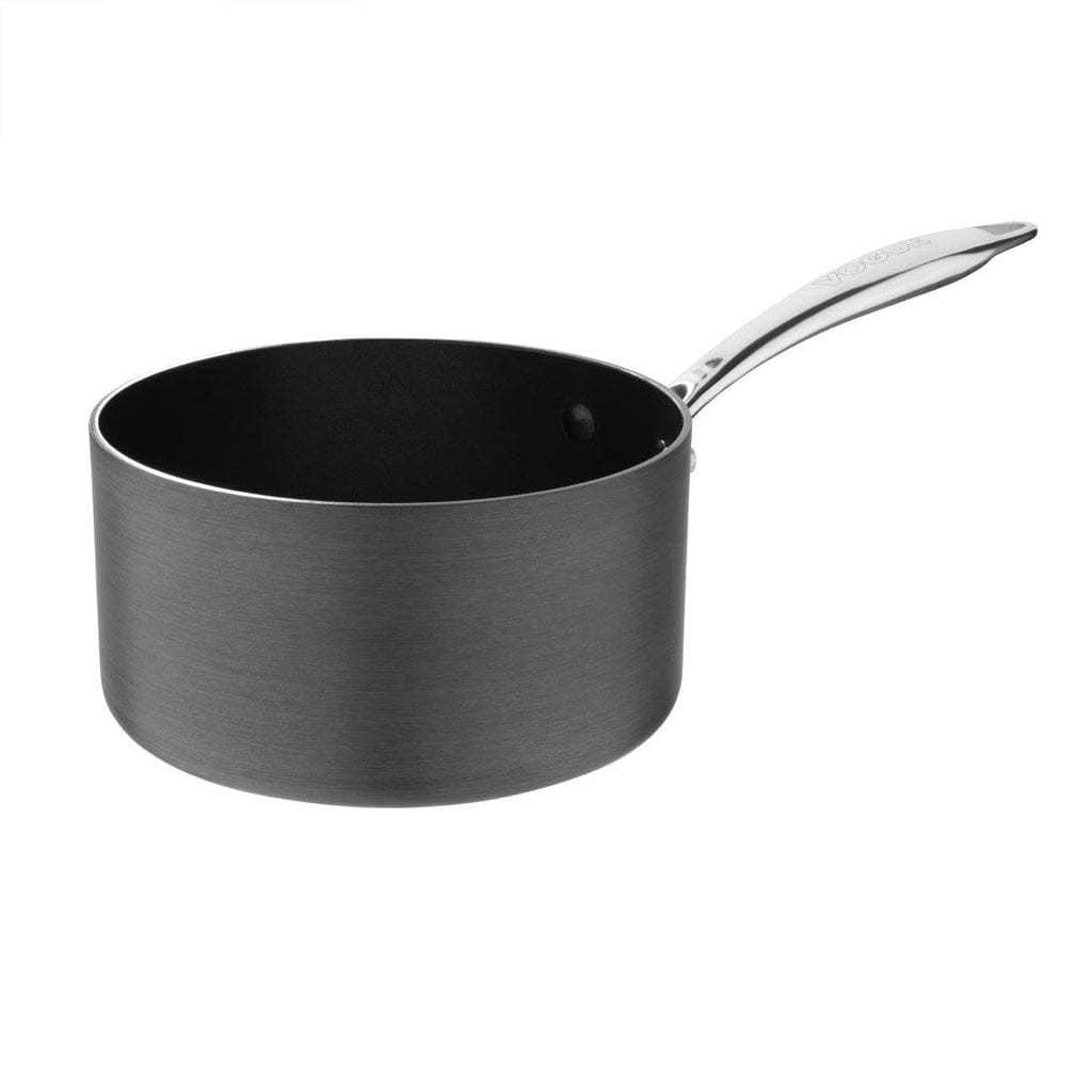 Vogue Annodised Aluminium Non Stick Sauce Pan 180mm - Image 3