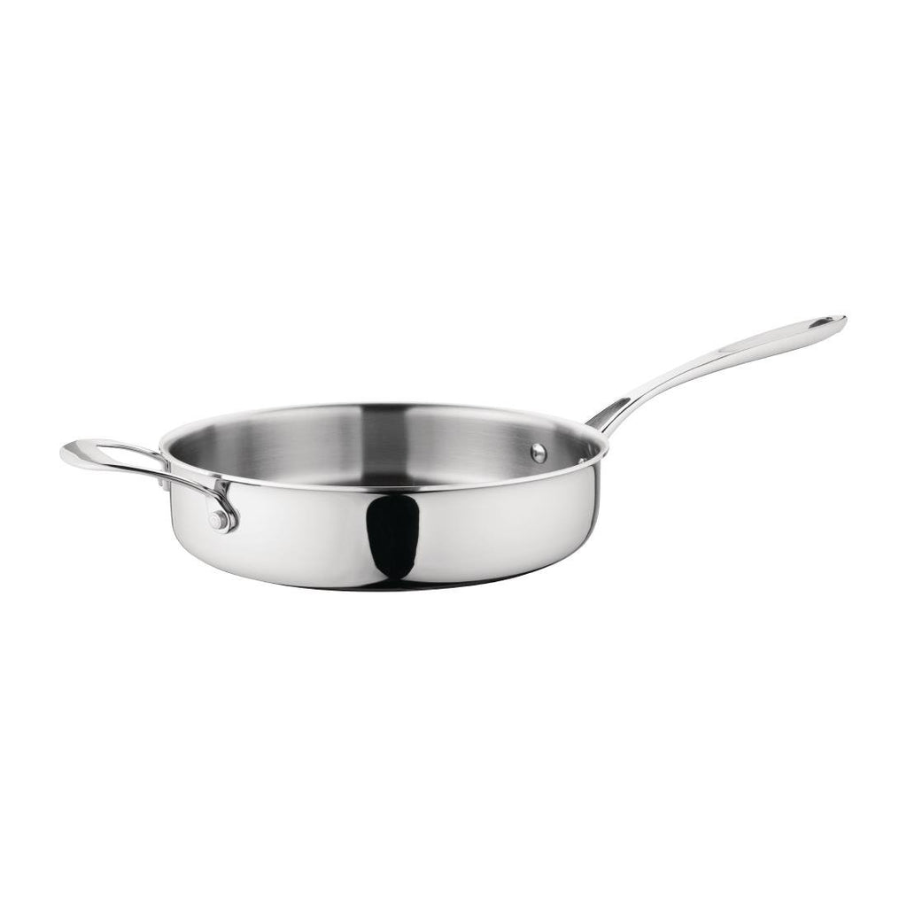Vogue Tri Wall Saute Pan - 280mm - Image 3