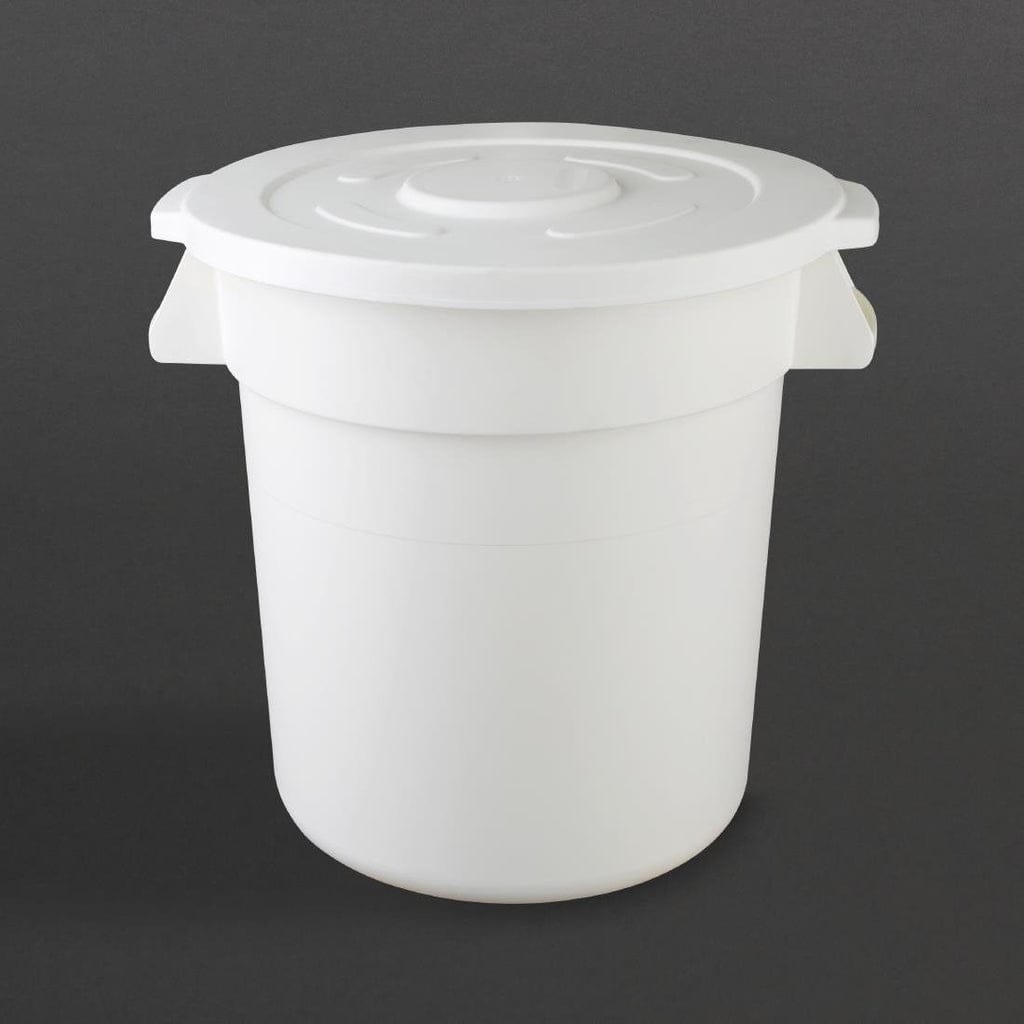 Vogue Round Container Bin White - 38Ltr - Image 3