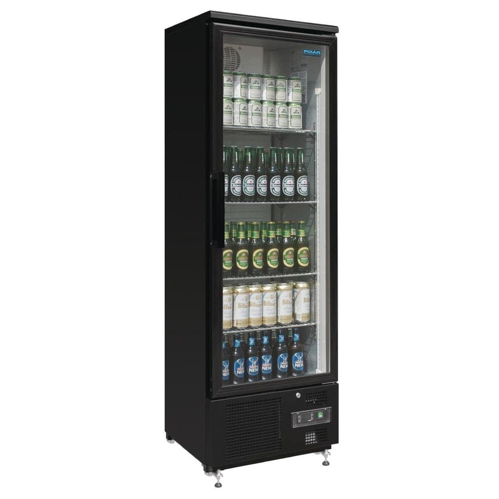 Polar G-Series Upright Back Bar Cooler with Hinged Door 307Ltr - Image 3