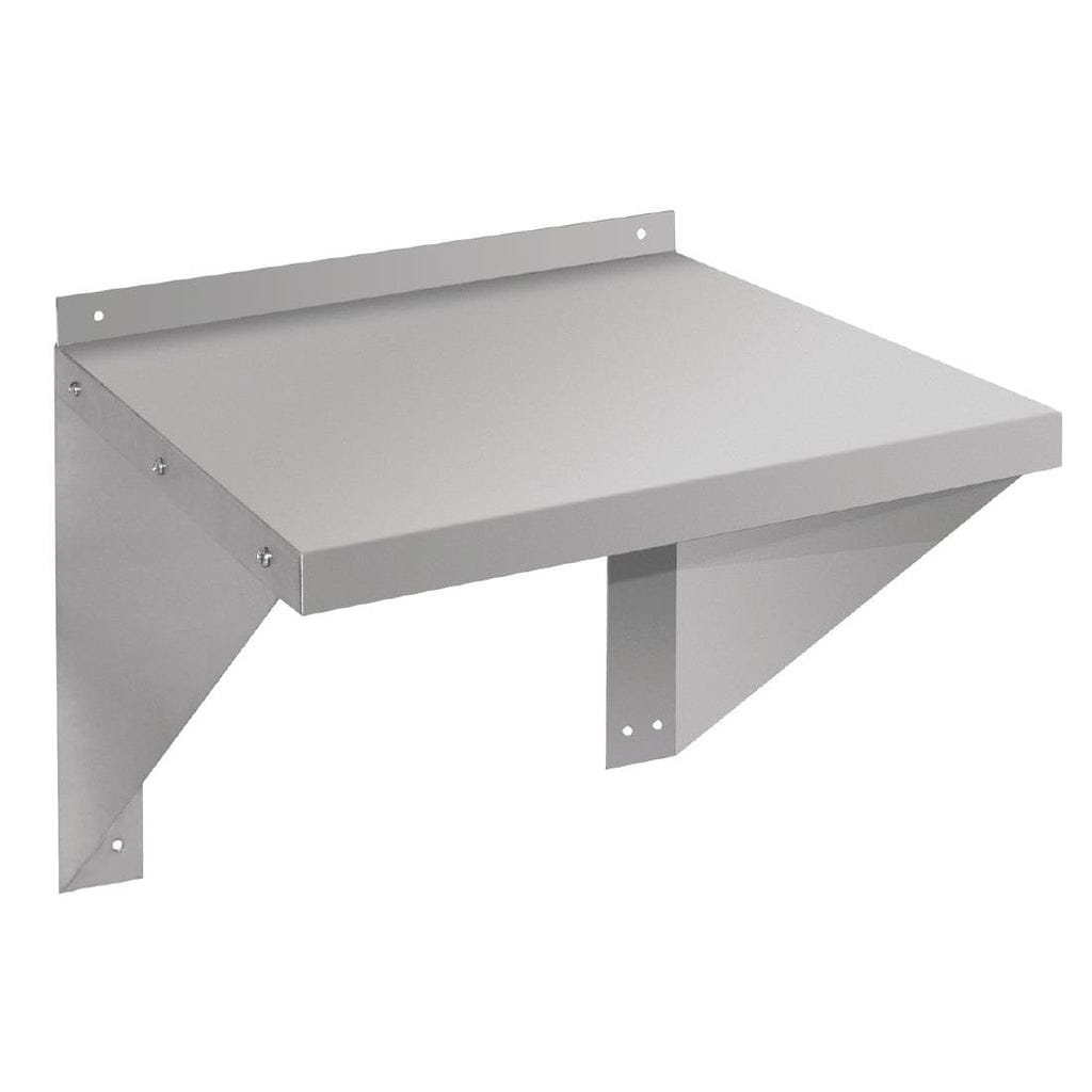 Vogue Microwave Wall Shelf St/St - 560x560x490mm 22x22x19 1/4" - Image 3