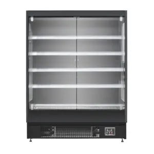 1315mm Supermarket Multi Deck Showcase 2 door Glass Fridge