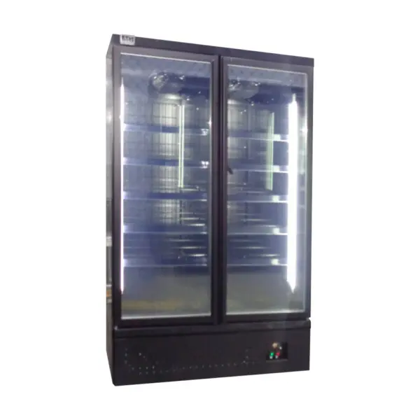 Supermarket Two Doors Upright Display Freezer